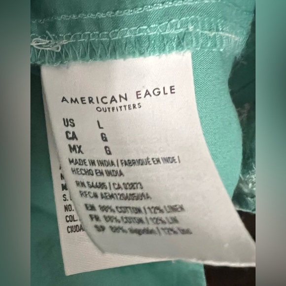 American Eagle Floral Mini Dress Spaghetti Strap, Tie Back Size:Large - Picture 11 of 11